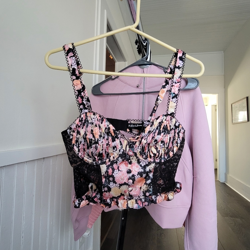 FL&L Floral Bustier Top